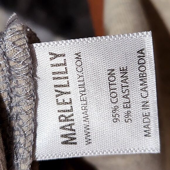 Marleylilly Sweatshirt For Women Size XL Gray And Beige Color Front Buttons - Picture 11 of 12